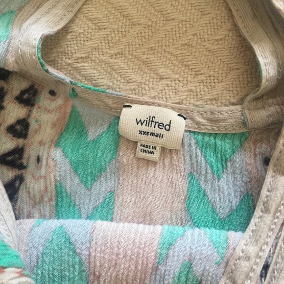 Wilfred mini dress boho chevron arrow cross back - Picture 5 of 7